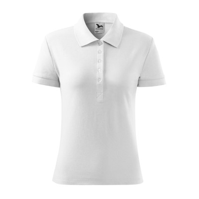 Polokošile dámská 213 Cotton  - 00 bílá