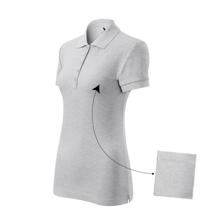 Polokošile dámská 213 Cotton  - 03 světle šedý melír