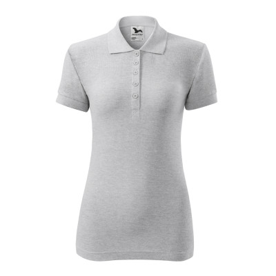 Polokošile dámská 213 Cotton  - 03 světle šedý melír