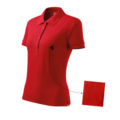 Polokošile dámská 213 Cotton  - 07 červená