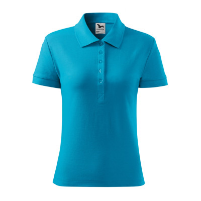 Polokošile dámská 213 Cotton  - 44 tyrkysová