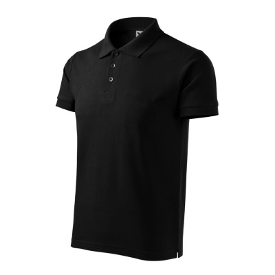 Polokošile pánská 215 Cotton Heavy  - 01 černá