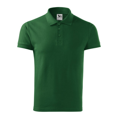 Polokošile pánská 215 Cotton Heavy  - 06 lahvově zelená