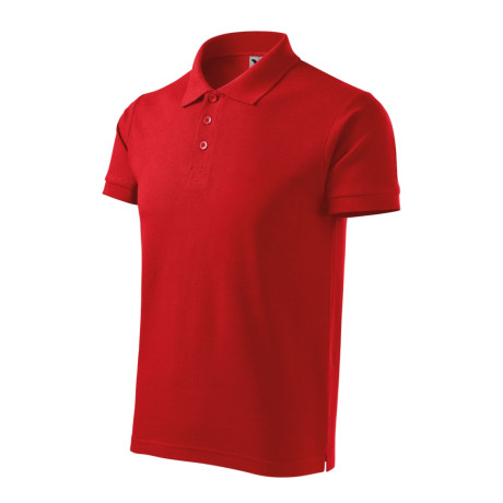 Polokošile pánská 215 Cotton Heavy  - 07 červená