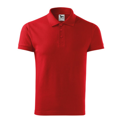 Polokošile pánská 215 Cotton Heavy  - 07 červená