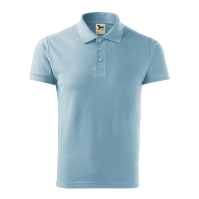 Polokošile pánská 215 Cotton Heavy  - 15 nebesky modrá