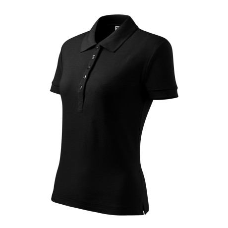 Polokošile dámská 216 Cotton Heavy  - 01 černá