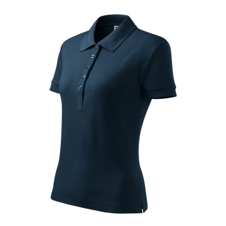 Polokošile dámská 216 Cotton Heavy  - 02 námořní modrá