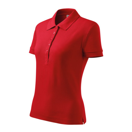 Polokošile dámská 216 Cotton Heavy  - 07 červená