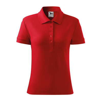 Polokošile dámská 216 Cotton Heavy  - 07 červená