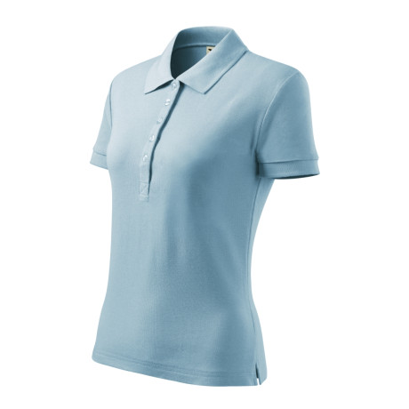 Polokošile dámská 216 Cotton Heavy  - 15 nebesky modrá