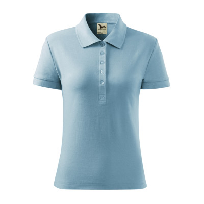 Polokošile dámská 216 Cotton Heavy  - 15 nebesky modrá