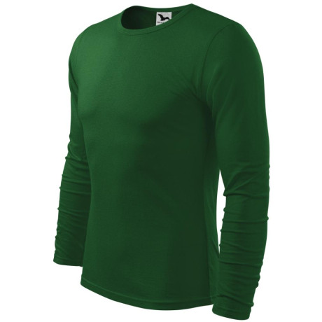 Triko pánské 119 Fit-T LS  - 06 lahvově zelená