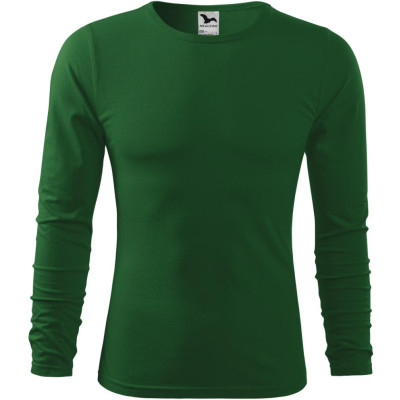 Triko pánské 119 Fit-T LS  - 06 lahvově zelená