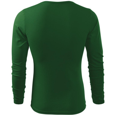 Triko pánské 119 Fit-T LS  - 06 lahvově zelená