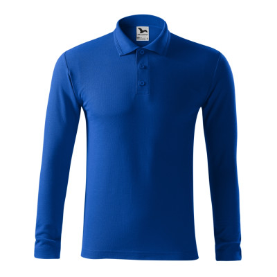 Polokošile pánská 221 Pique Polo LS  - 05 královská modrá