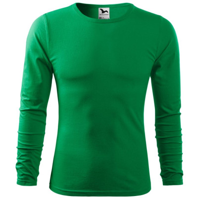 Triko pánské 119 Fit-T LS  - 16 středně zelená