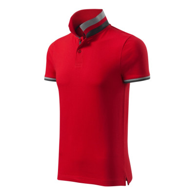 Polokošile pánská 256 Collar Up  - 71 formula red
