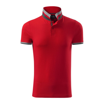 Polokošile pánská 256 Collar Up  - 71 formula red