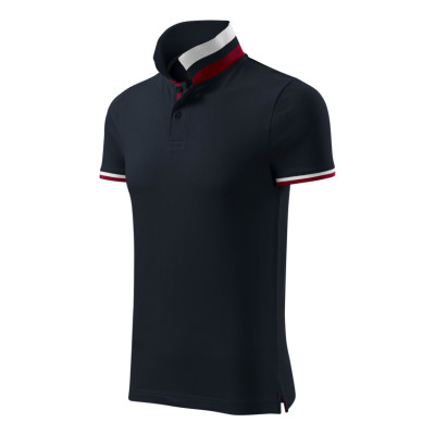 Polokošile pánská 256 Collar Up  - 77 dark navy