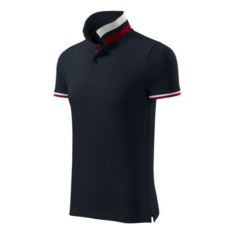 Polokošile pánská 256 Collar Up  - 77 dark navy