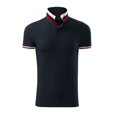Polokošile pánská 256 Collar Up  - 77 dark navy