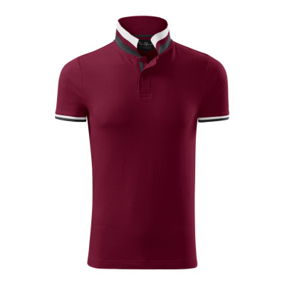 Polokošile pánská 256 Collar Up  - 86 garnet