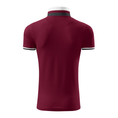 Polokošile pánská 256 Collar Up  - 86 garnet