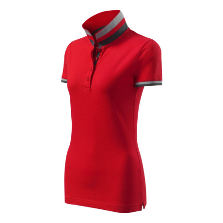 Polokošile dámská 257 Collar Up  - 71 formula red