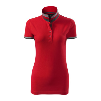 Polokošile dámská 257 Collar Up  - 71 formula red