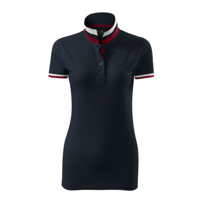 Polokošile dámská 257 Collar Up  - 77 dark navy