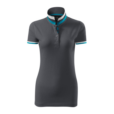 Polokošile dámská 257 Collar Up  - 83 light anthracite