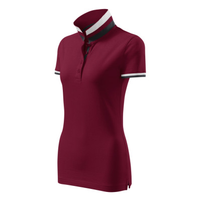Polokošile dámská 257 Collar Up  - 86 garnet