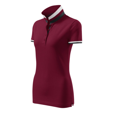 Polokošile dámská 257 Collar Up  - 86 garnet