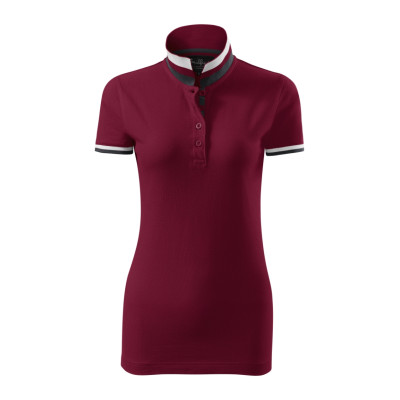 Polokošile dámská 257 Collar Up  - 86 garnet