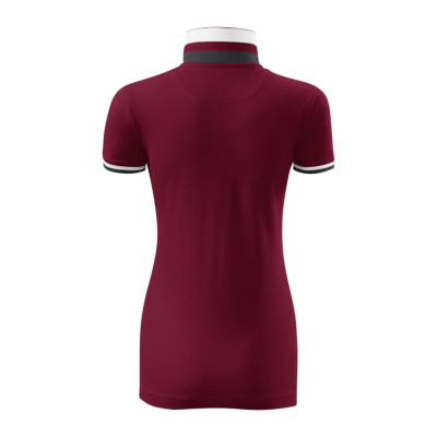 Polokošile dámská 257 Collar Up  - 86 garnet