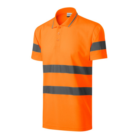 Polokošile unisex 2V9 HV Runway  - 98 fluorescenční oranžová