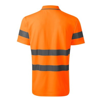 Polokošile unisex 2V9 HV Runway  - 98 fluorescenční oranžová
