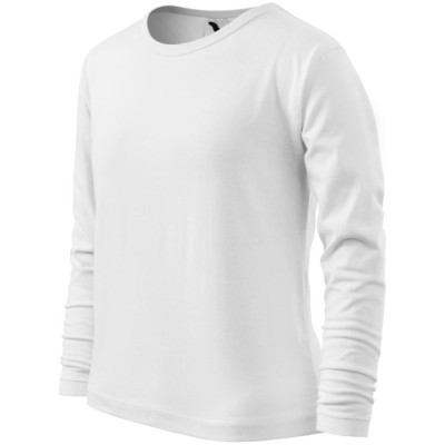 Triko dětské 121 Fit-T LS  - 00 bílá