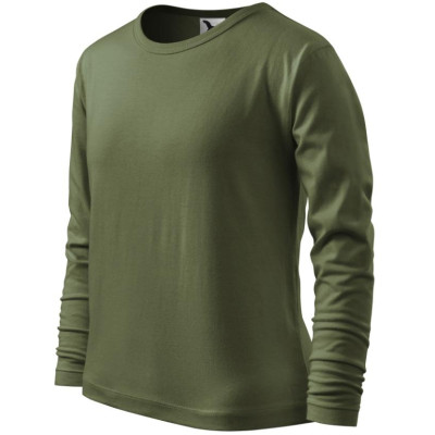 Triko dětské 121 Fit-T LS  - 09 khaki