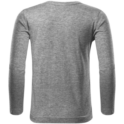 Triko dětské 121 Fit-T LS  - 12 tmavě šedý melír