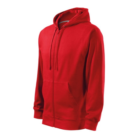 Mikina pánská 410 Trendy Zipper  - 07 červená
