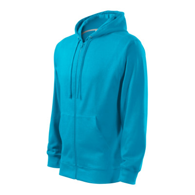Mikina pánská 410 Trendy Zipper  - 44 tyrkysová