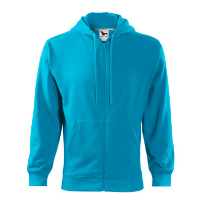 Mikina pánská 410 Trendy Zipper  - 44 tyrkysová