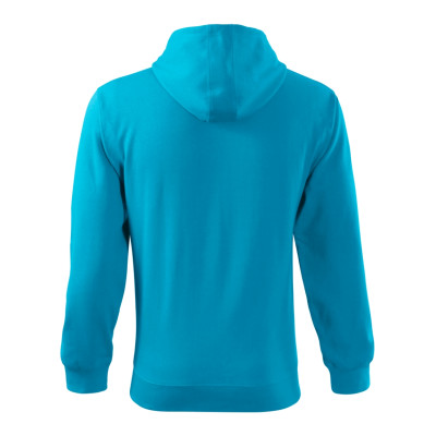 Mikina pánská 410 Trendy Zipper  - 44 tyrkysová