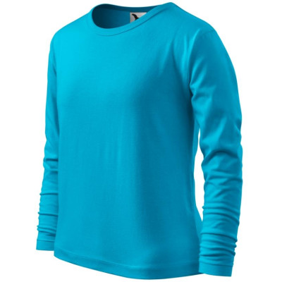 Triko dětské 121 Fit-T LS  - 44 tyrkysová