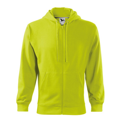 Mikina pánská 410 Trendy Zipper  - 62 limetková