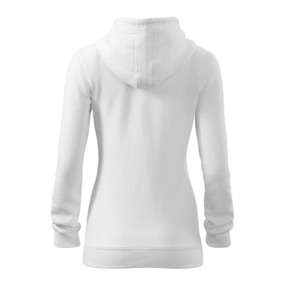 Mikina dámská 411 Trendy Zipper  - 00 bílá