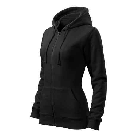 Mikina dámská 411 Trendy Zipper  - 01 černá