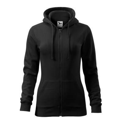 Mikina dámská 411 Trendy Zipper  - 01 černá